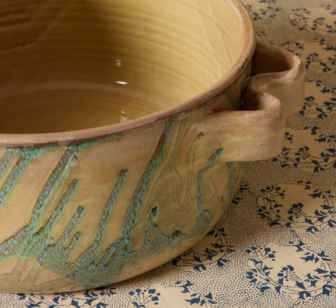 CASSEROLE DISH BY IL BUCO VITA IN ETRUSCA VERDE