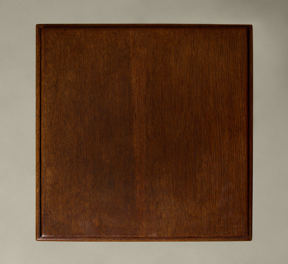 DUTCH MODERNIST OAK SIDE TABLE, C. 1930S