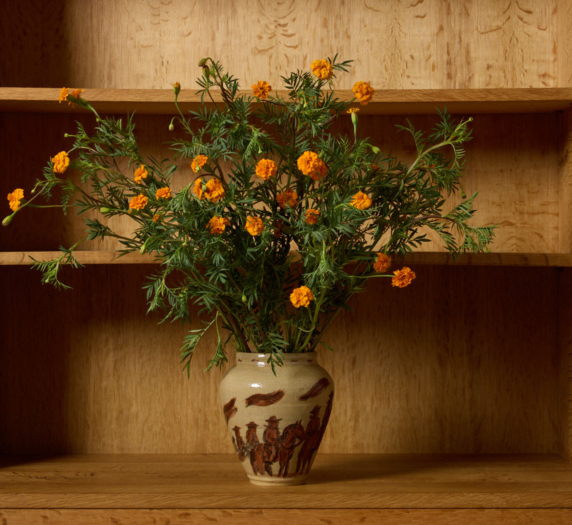 SPAGHETTI WESTERN VASE BY DANNY D'S MUDSHOP