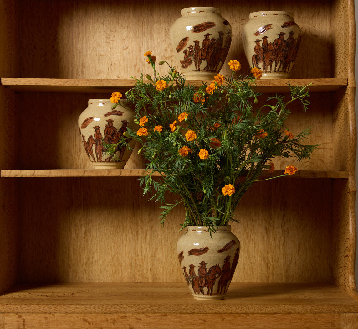 SPAGHETTI WESTERN VASE BY DANNY D'S MUDSHOP