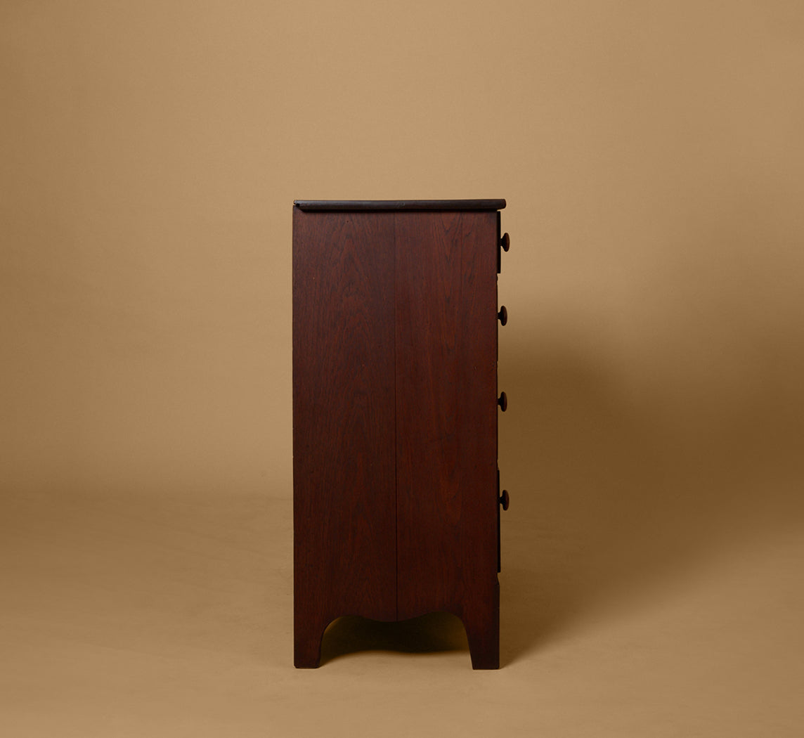 EARLY AMERICAN CHERRY CHEST OF DRAWERS