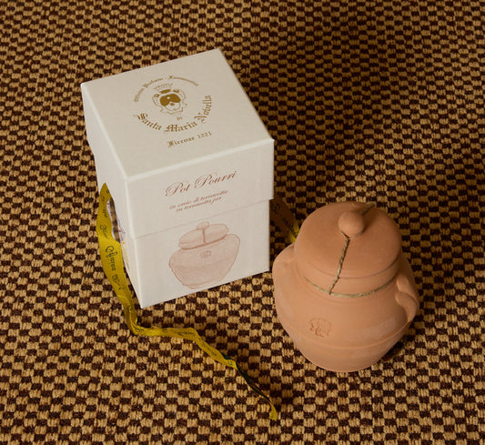 POT POURRI IN TERRACOTTA JAR BY SANTA MARIA NOVELLA