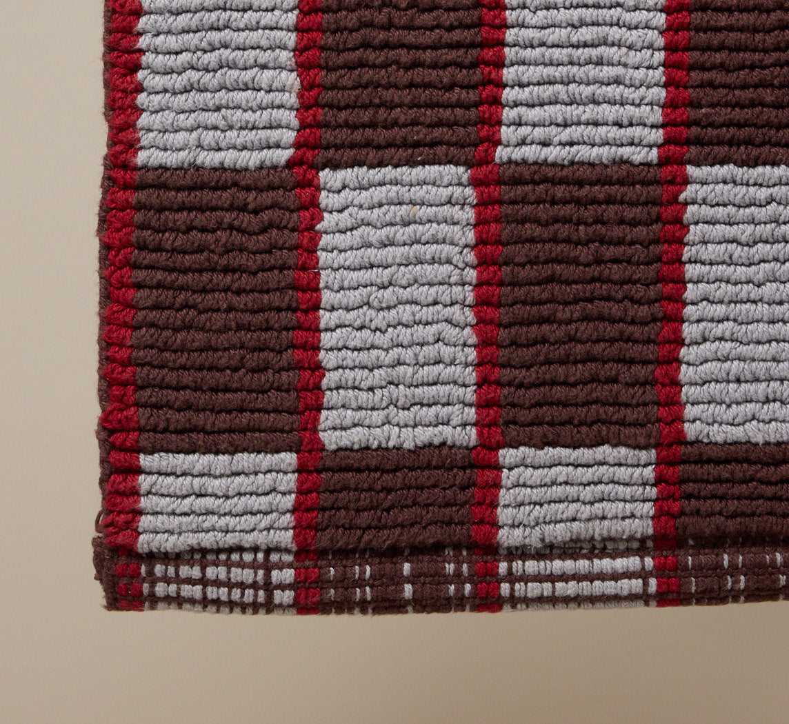 UNA BATH MAT IN CAPRI & CAROB BY MORROW SOFT GOODS