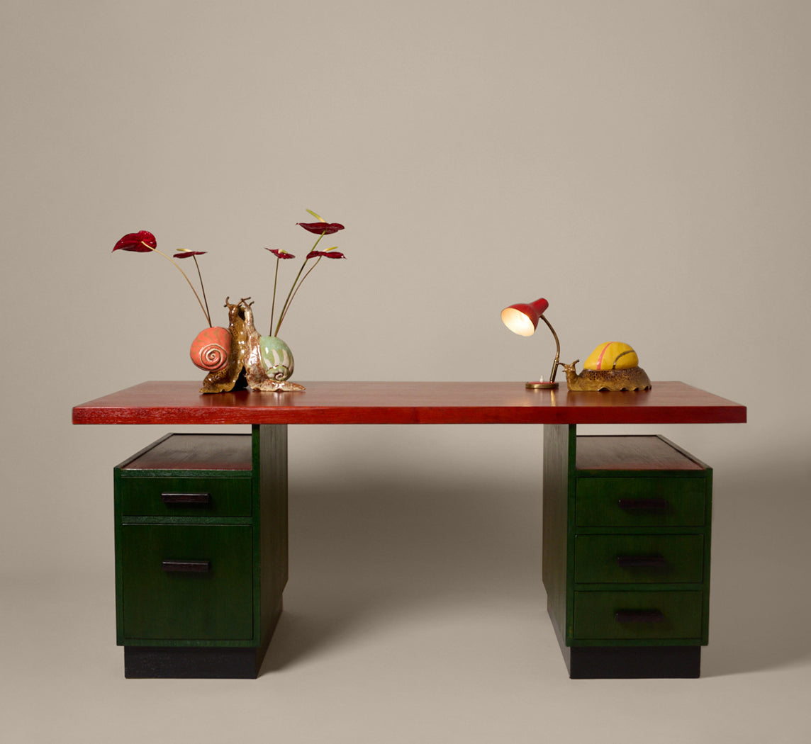 MODERNIST DESK, BELGIUM, 1930