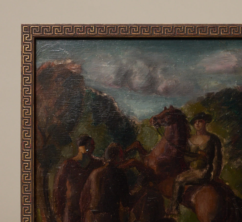 EARLY 20TH CENTURY FRENCH CLASSICAL SCENE – Pierce & Ward