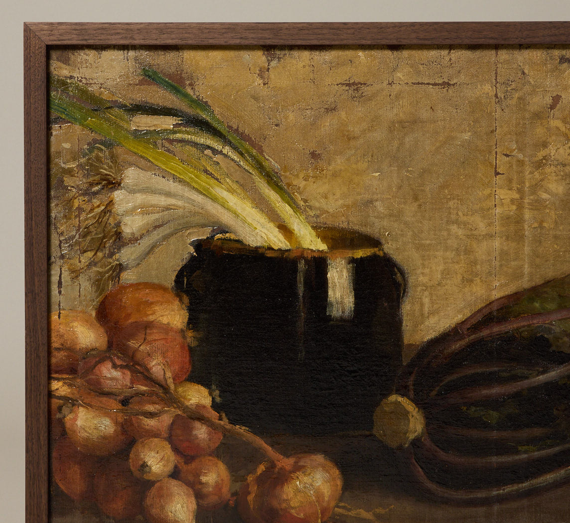 EARLY 20TH CENTURY ITALIAN  STILL LIFE WITH ALLIUM