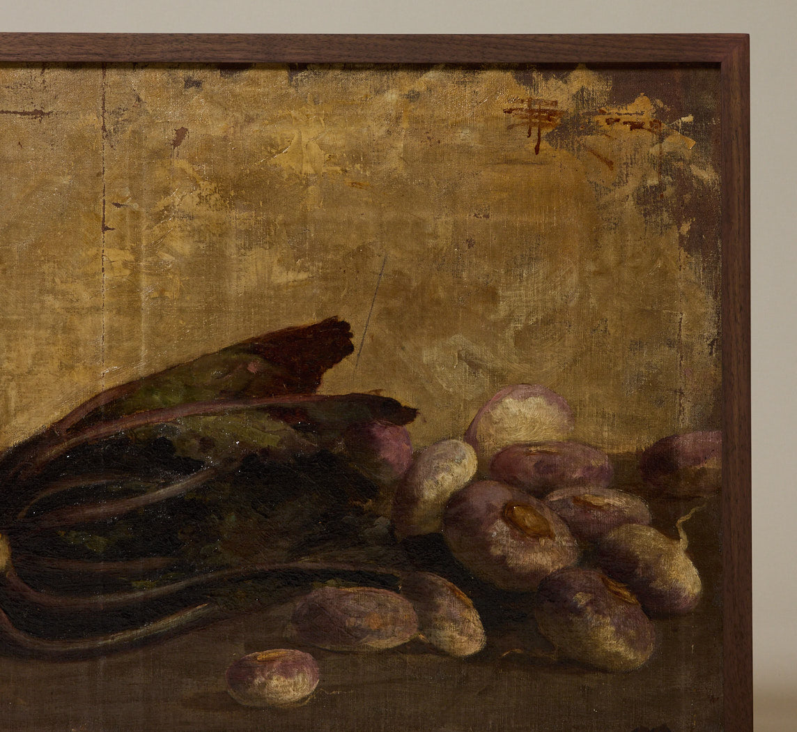 EARLY 20TH CENTURY ITALIAN  STILL LIFE WITH ALLIUM