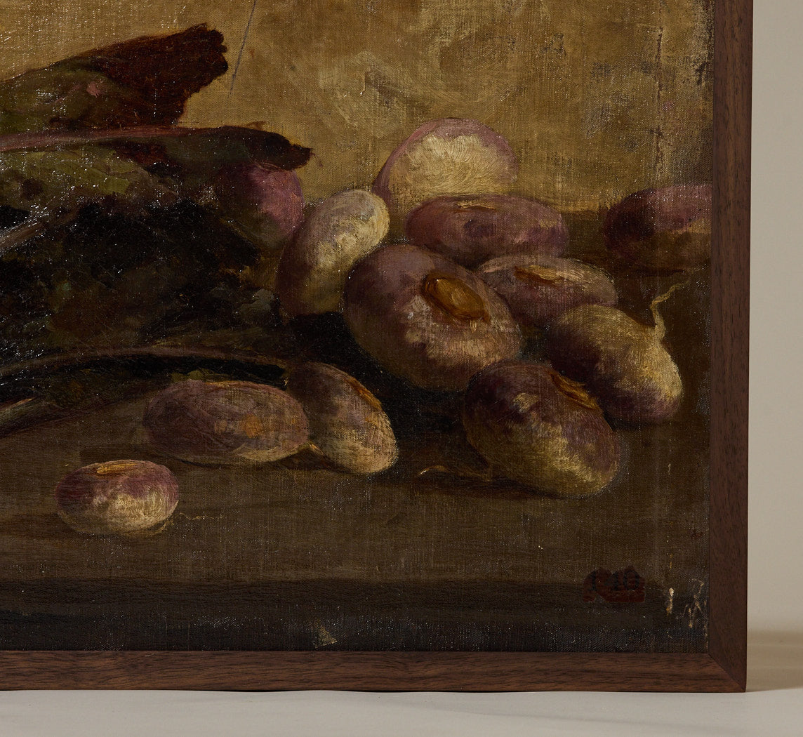 EARLY 20TH CENTURY ITALIAN  STILL LIFE WITH ALLIUM