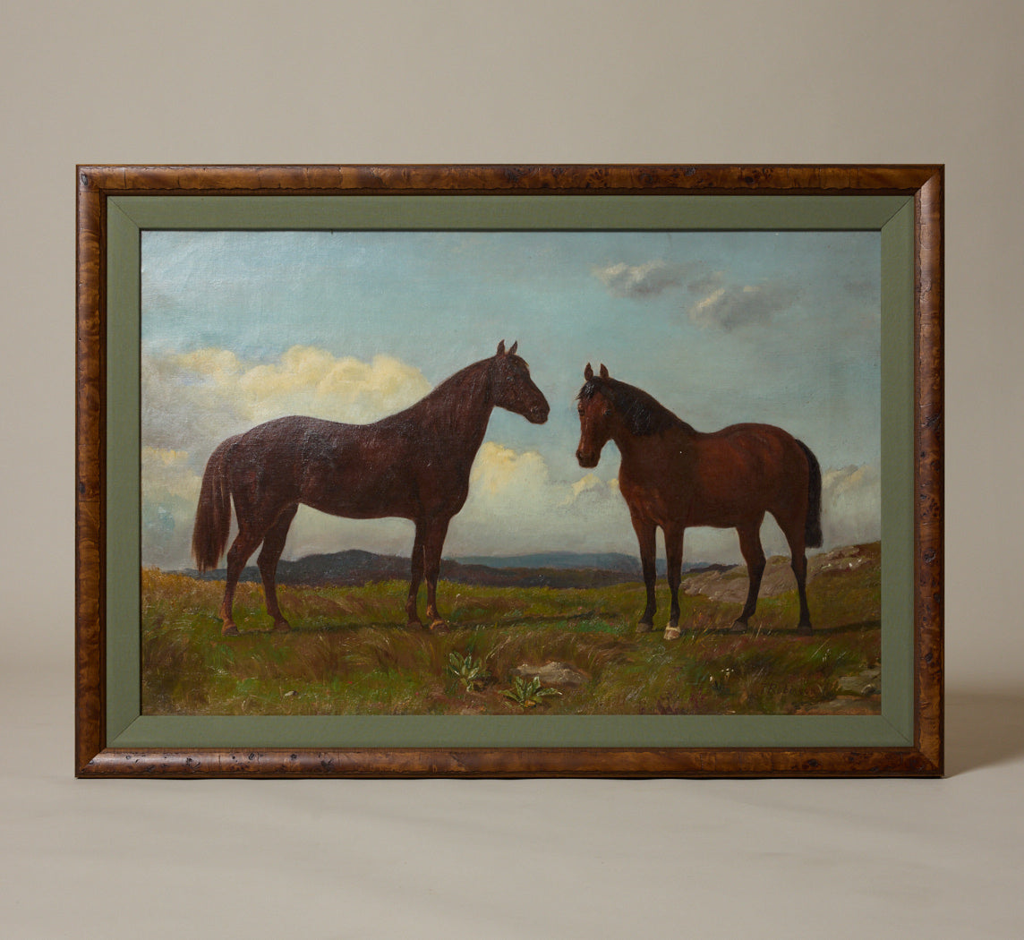 19TH CENTURY AMERICAN COUNTRYSIDE SCENE BY THOMAS HARRIS ROBINSON (1835-1888)