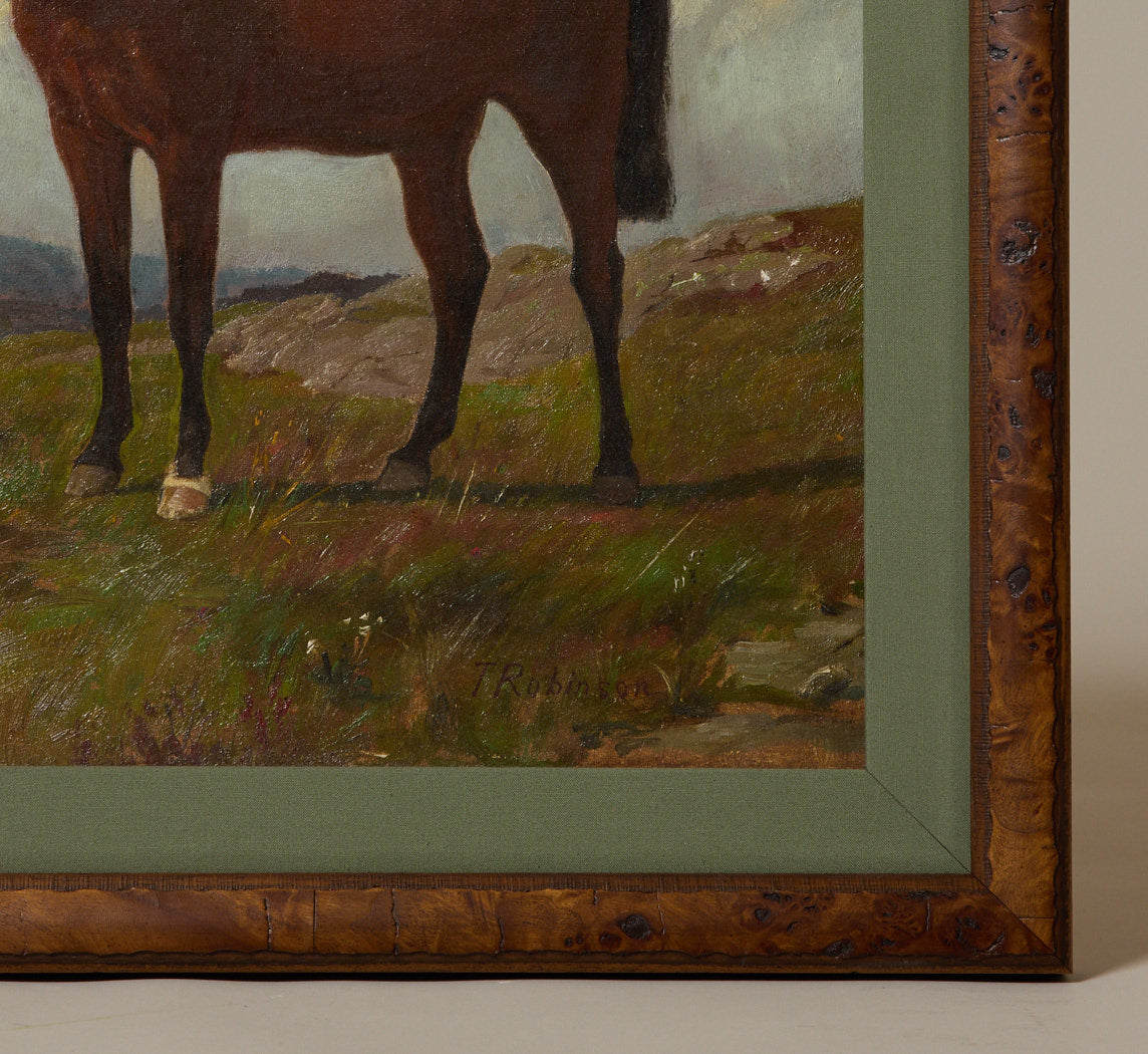 19TH CENTURY AMERICAN COUNTRYSIDE SCENE BY THOMAS HARRIS ROBINSON (1835-1888)