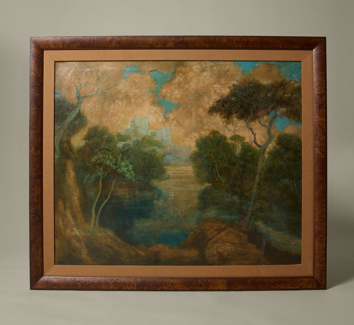 ANTIQUE 19TH CENTURY AMERICAN LANDSCAPE