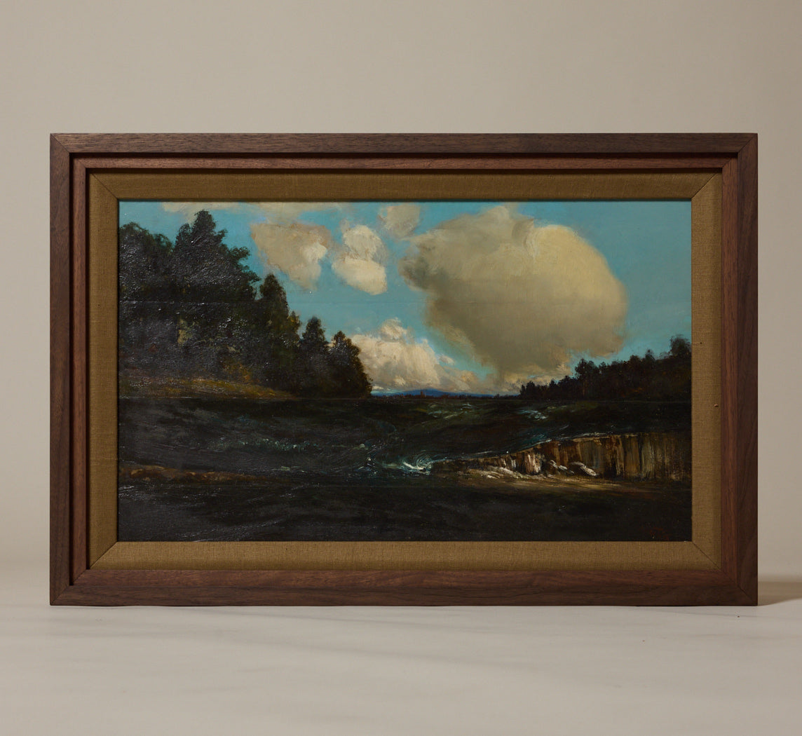 19TH CENTURY AMERICAN RIVER LANDSCAPE