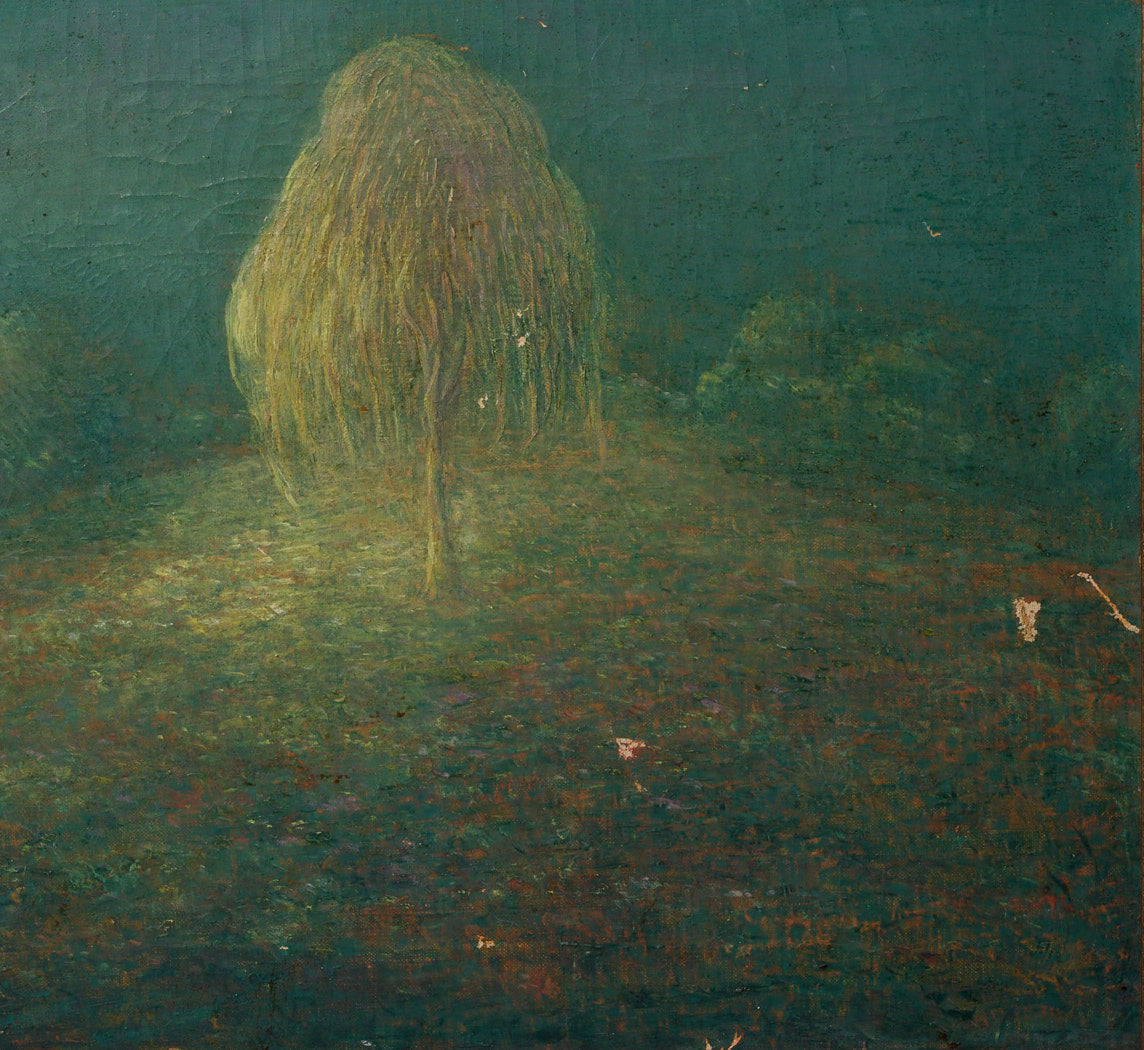 EARLY 20TH CENTURY SURREALIST WEEPING WILLOW