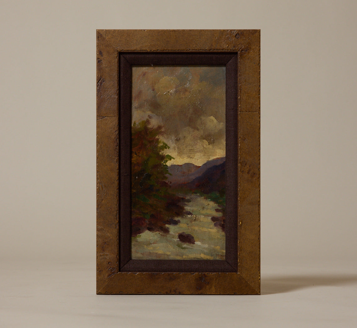 EARLY 20TH CENTURY ROMAN COUNTRYSIDE LANDSCAPE BY FILIBERTO PETITI (1845 - 1924)