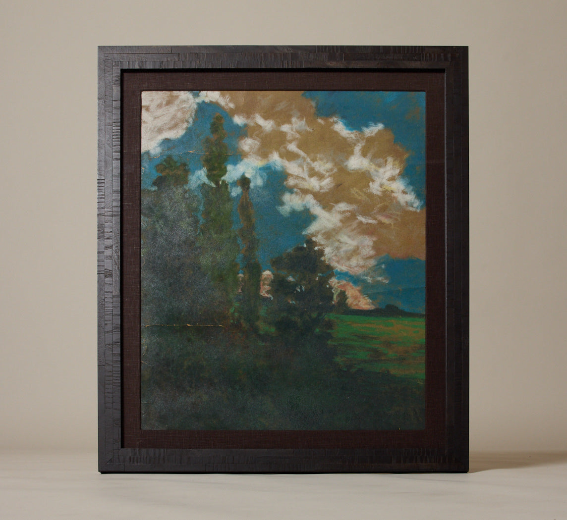 EARLY 20TH CENTURY ITALIAN IMPRESSIONIST LANDSCAPE BY MOSÈ BIANCHI (1840-1904)