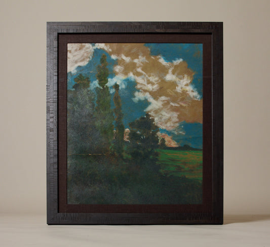 EARLY 20TH CENTURY ITALIAN IMPRESSIONIST LANDSCAPE BY MOSÈ BIANCHI (1840-1904)