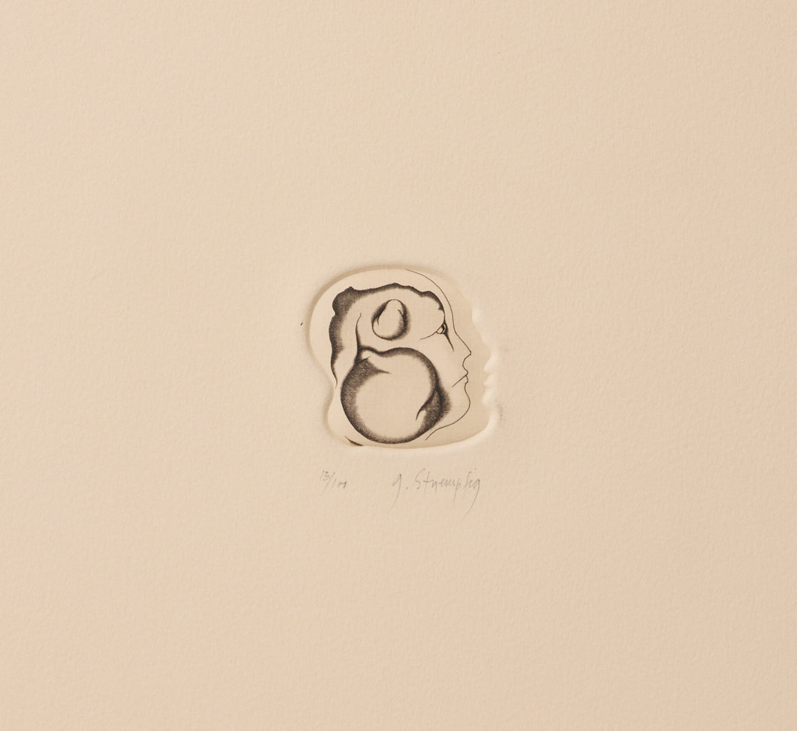 GEORGE STUEMPFIG SURREAL ETCHING I