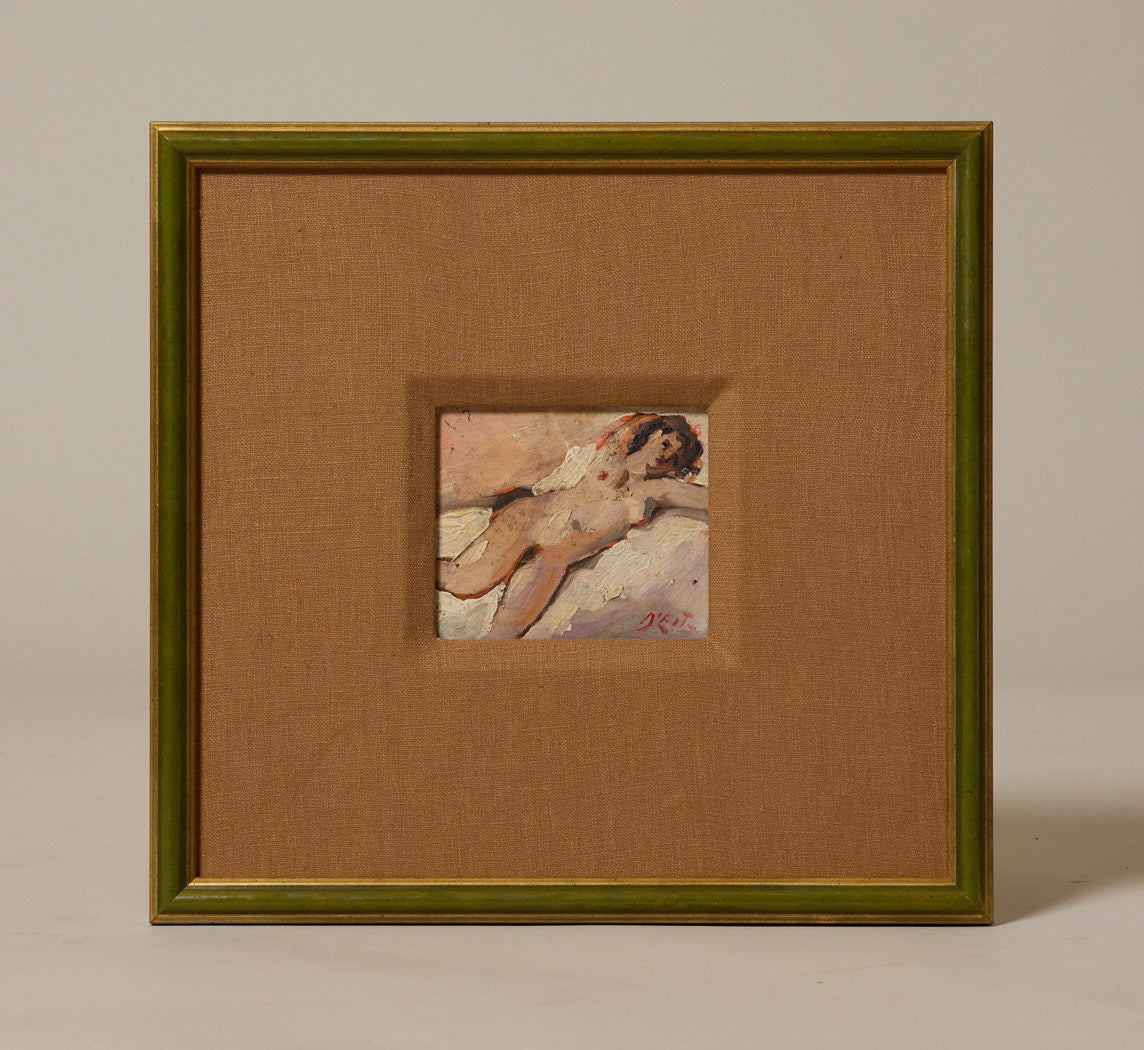 EARLY 20TH CENTURY FRENCH SCHOOL IMPRESSIONIST FEMALE NUDE STUDY V