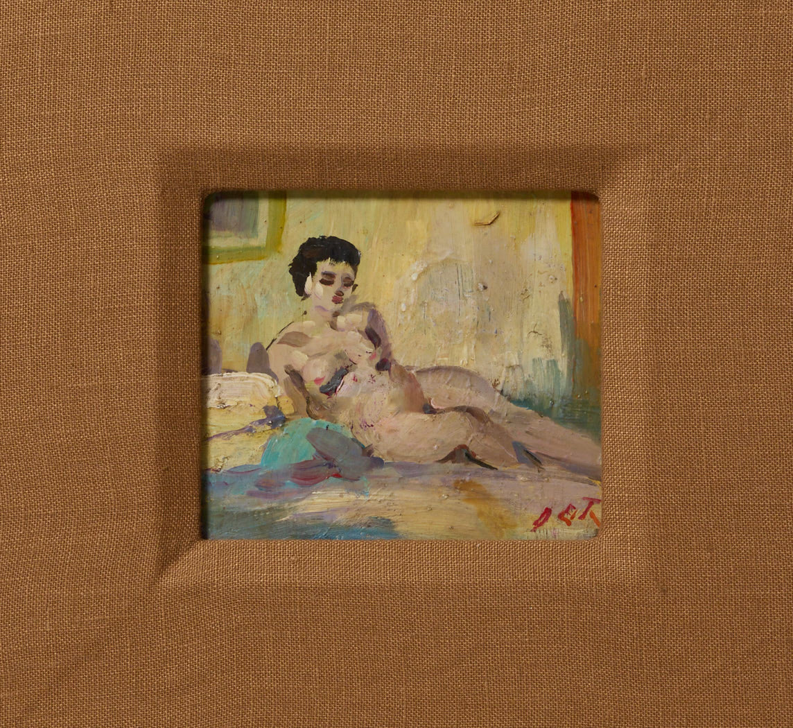 EARLY 20TH CENTURY FRENCH SCHOOL IMPRESSIONIST FEMALE NUDE STUDY I