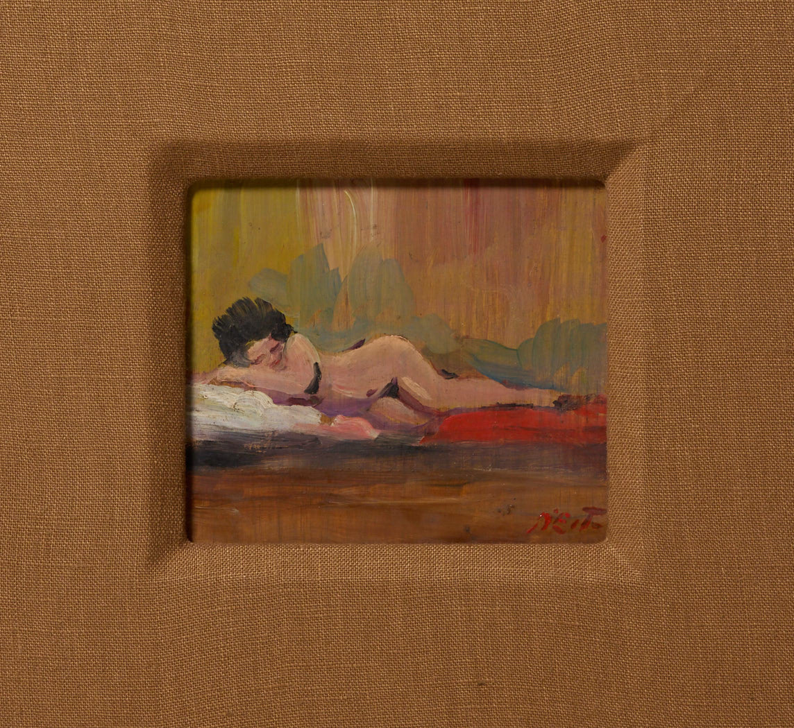 EARLY 20TH CENTURY FRENCH SCHOOL IMPRESSIONIST FEMALE NUDE STUDY VI