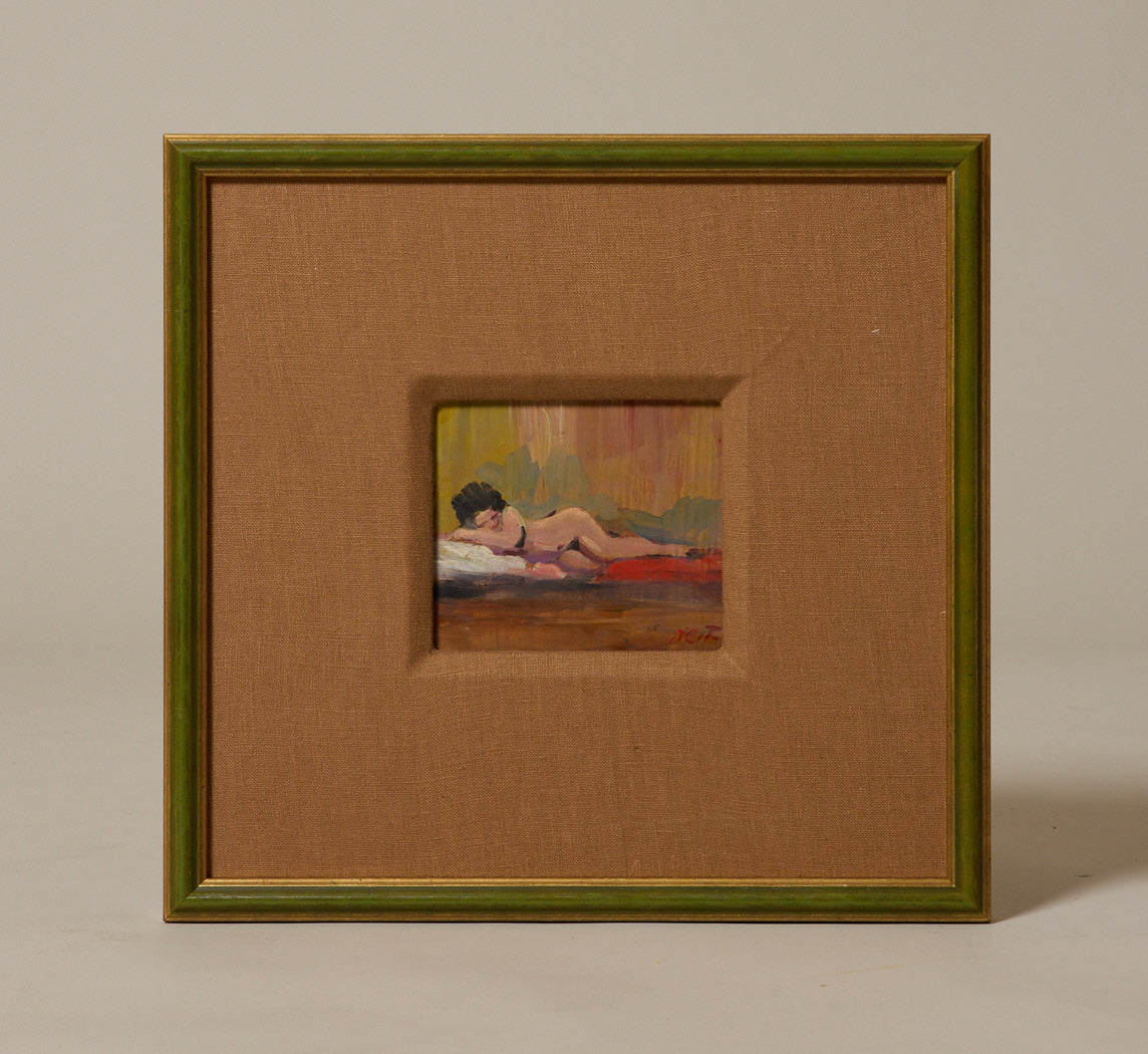 EARLY 20TH CENTURY FRENCH SCHOOL IMPRESSIONIST FEMALE NUDE STUDY VI
