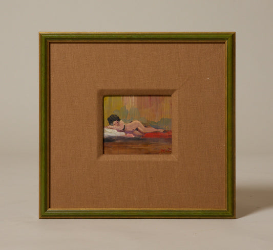 EARLY 20TH CENTURY FRENCH SCHOOL IMPRESSIONIST FEMALE NUDE STUDY VI