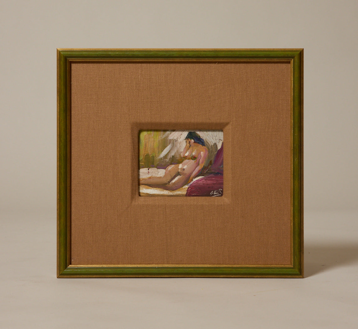 EARLY 20TH CENTURY FRENCH SCHOOL IMPRESSIONIST FEMALE NUDE STUDY II