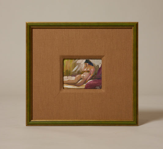 EARLY 20TH CENTURY FRENCH SCHOOL IMPRESSIONIST FEMALE NUDE STUDY II