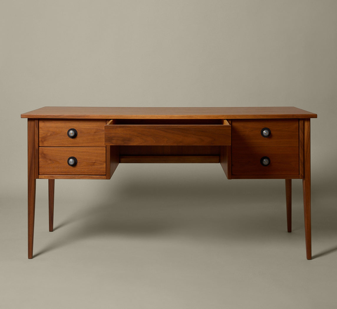 1960S FOUNDERS WALNUT DESK