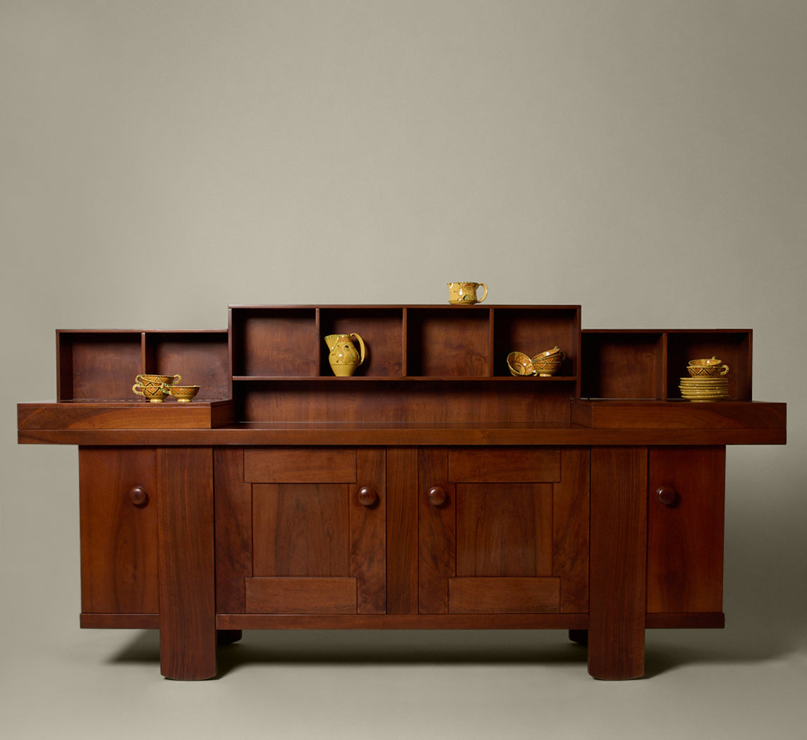 SIDEBOARD PRANZO BY SILVIO COPPOLA FOR BERNINI IN WALNUT