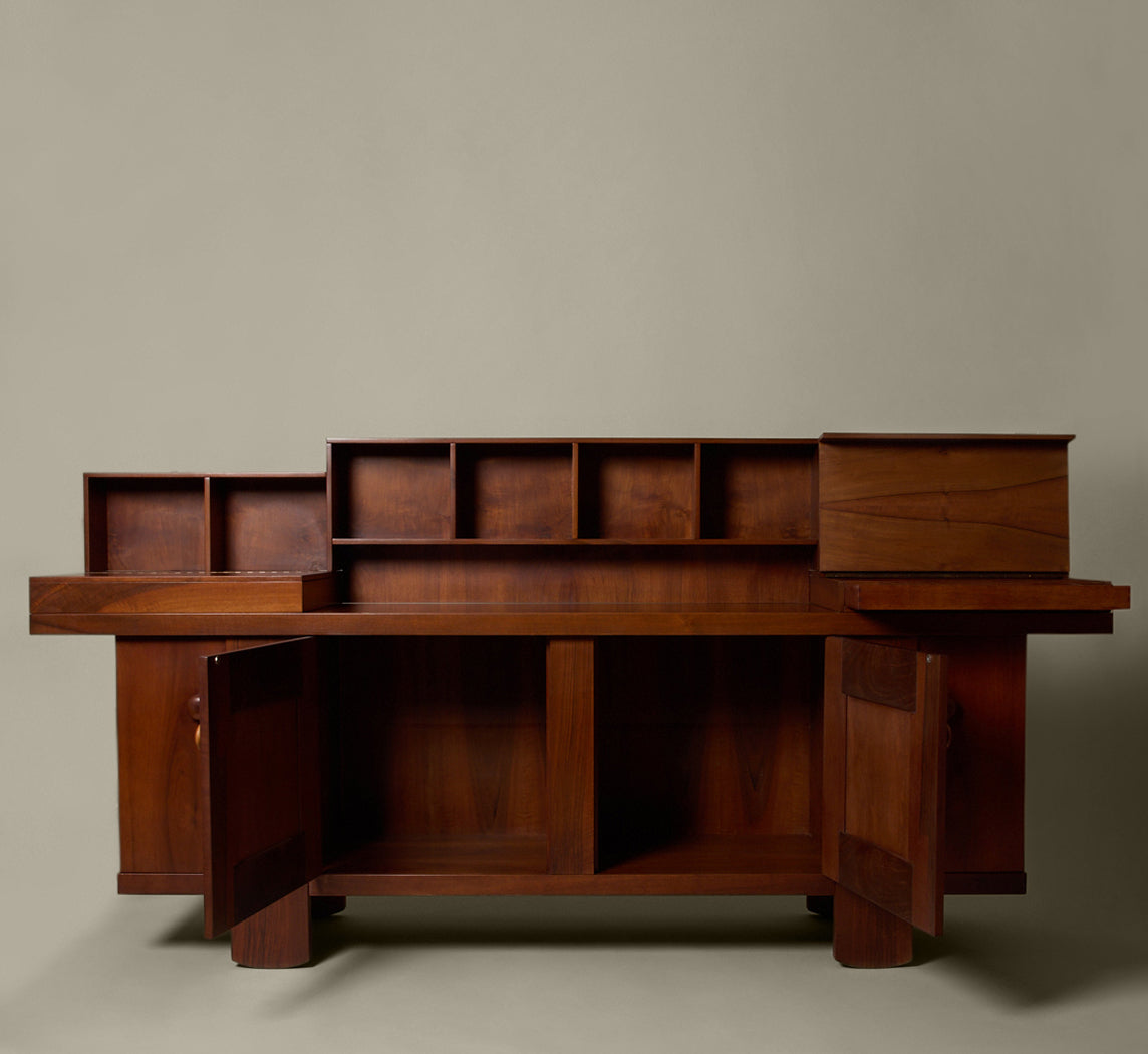SIDEBOARD PRANZO BY SILVIO COPPOLA FOR BERNINI IN WALNUT