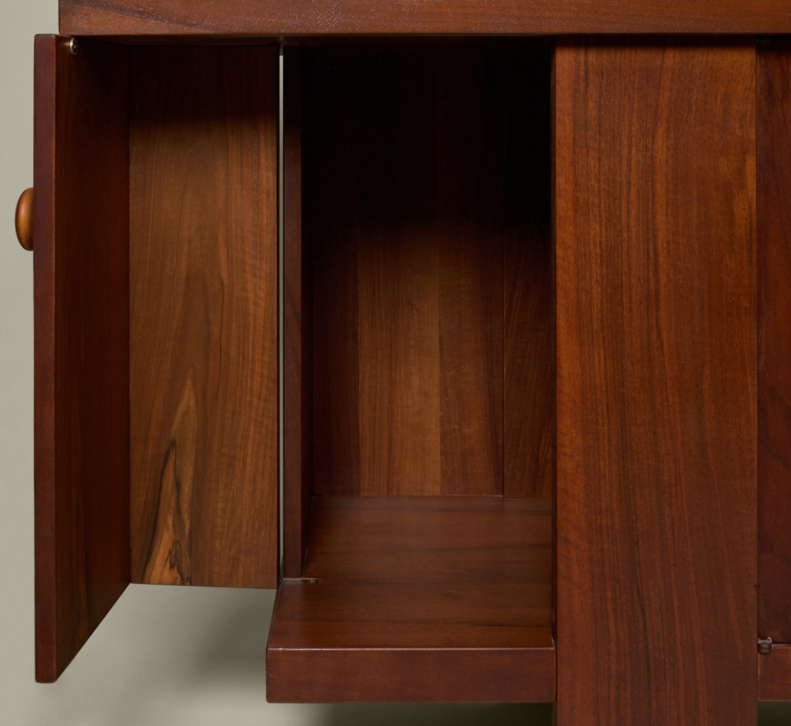 SIDEBOARD PRANZO BY SILVIO COPPOLA FOR BERNINI IN WALNUT