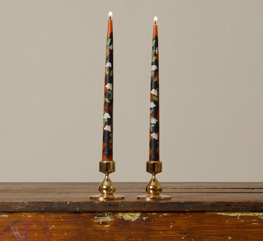 PW X MYSTIC BY ESME TAPERED CANDLE IN HARLEQUIN FLORAL