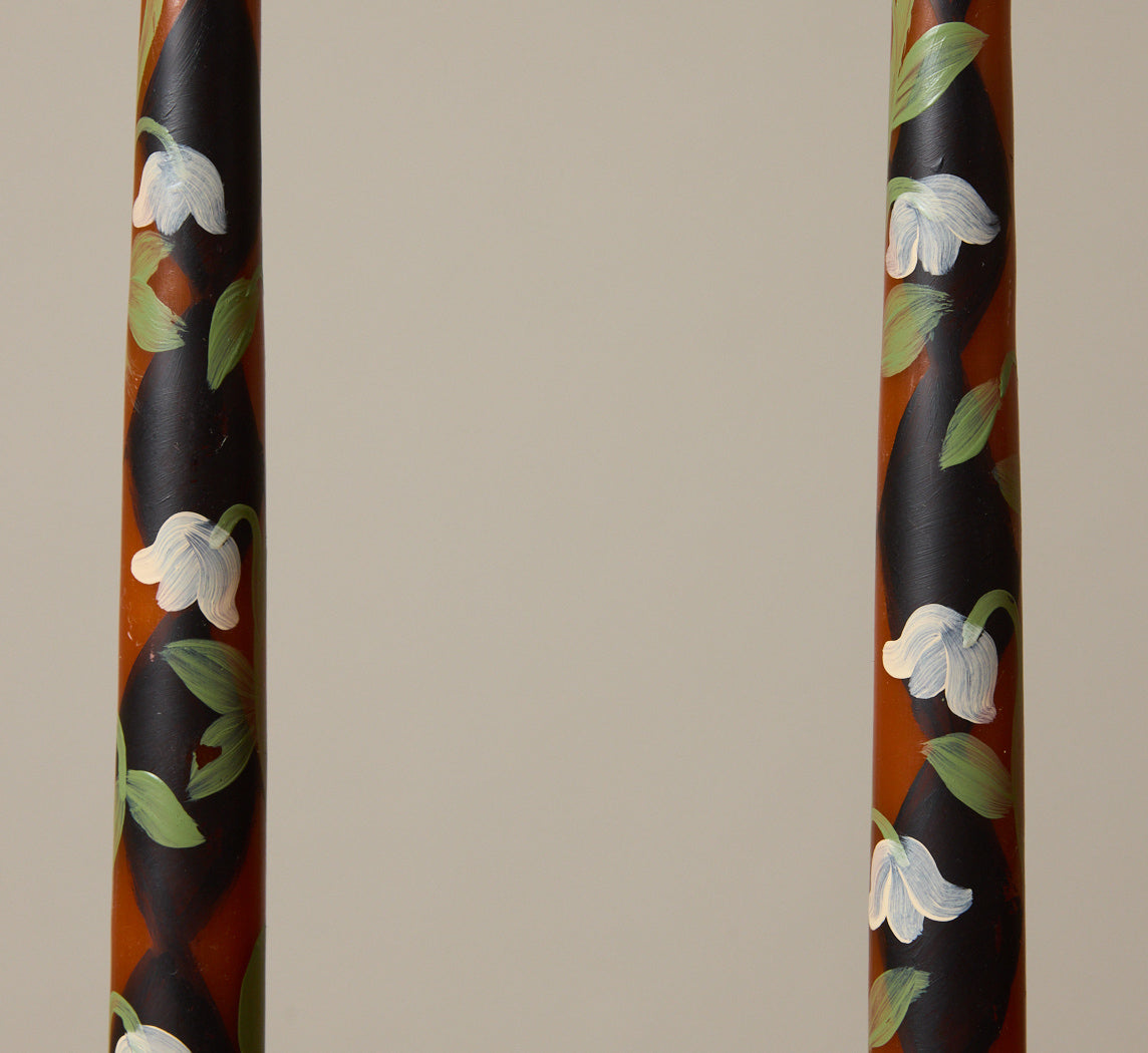 PW X MYSTIC BY ESME TAPERED CANDLE IN HARLEQUIN FLORAL