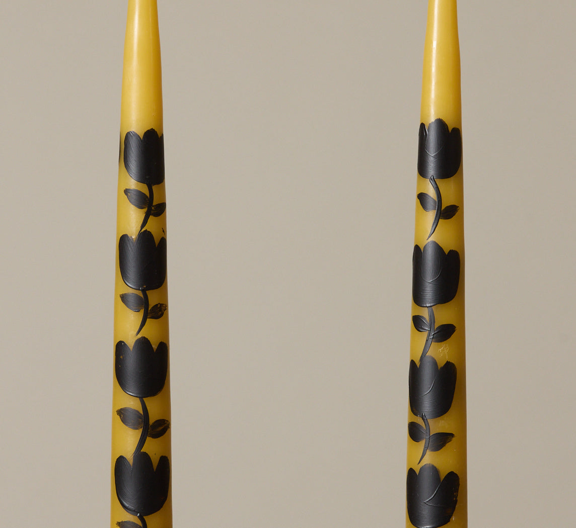 MYSTIC BY ESME TAPERED CANDLE TULIP HONEY