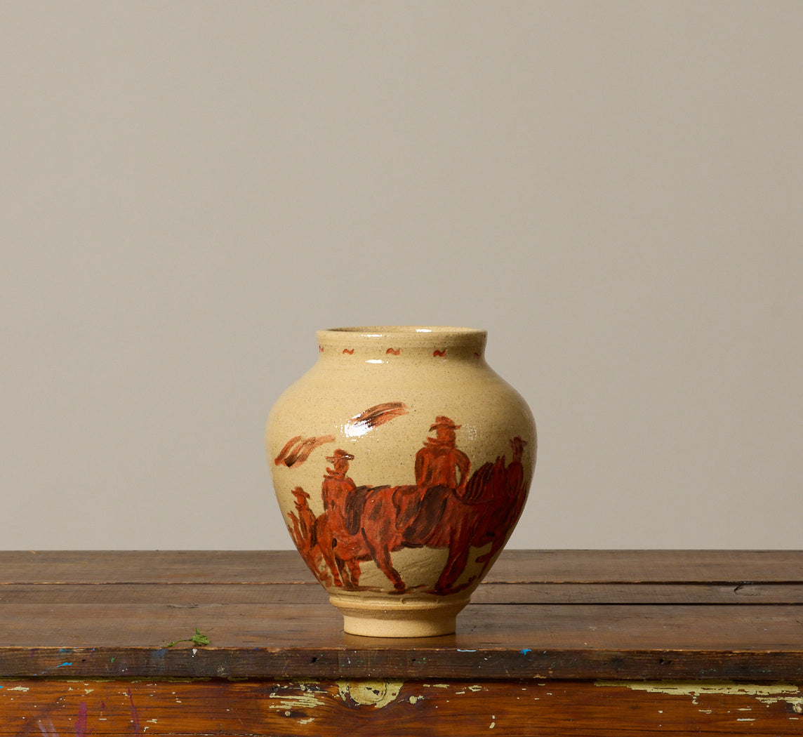 SPAGHETTI WESTERN VASE BY DANNY D'S MUDSHOP
