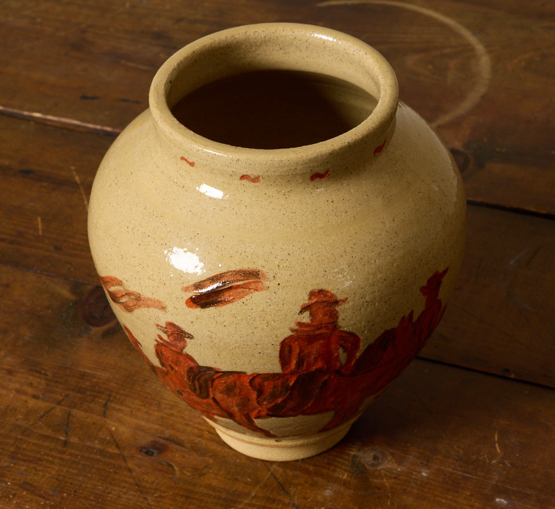 SPAGHETTI WESTERN VASE BY DANNY D'S MUDSHOP