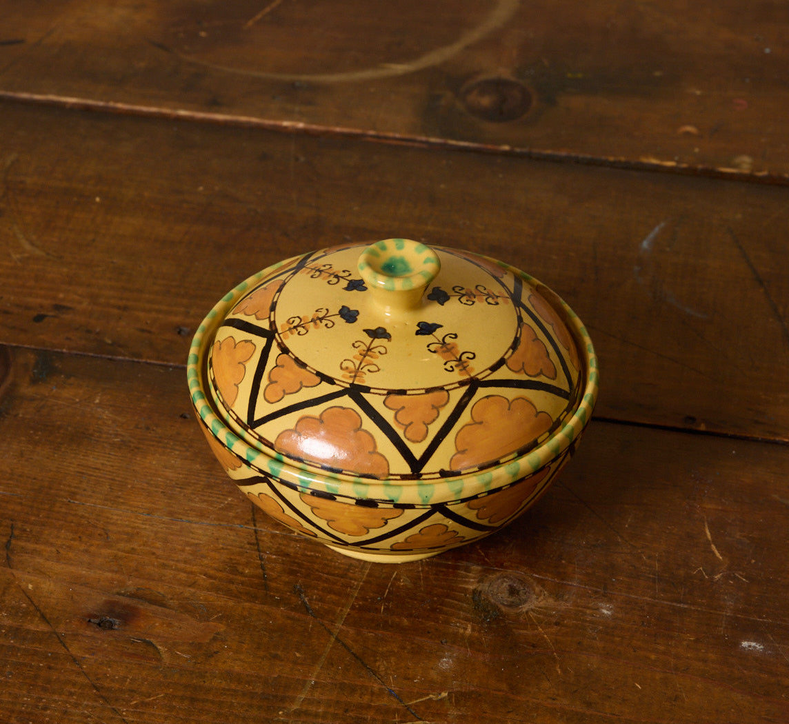 1950S ITALIAN HAND PAINTED MAJOLICA TEA SERVICE