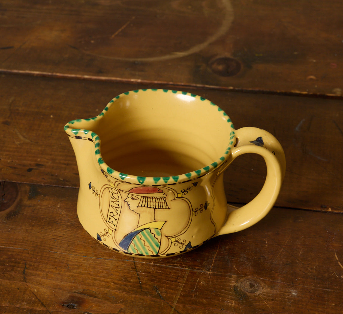 1950S ITALIAN HAND PAINTED MAJOLICA TEA SERVICE