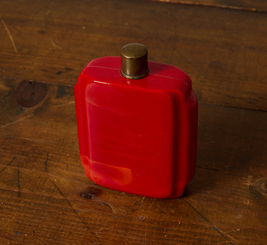 1920S ART DECO GLASS APOTHECARY BOTTLE