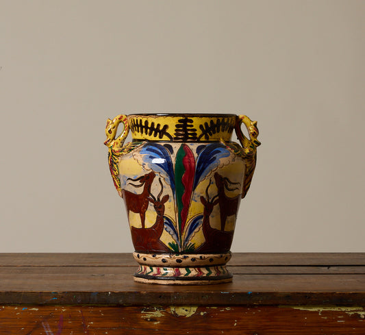 1930S ITALIAN MAJOLICA VASE