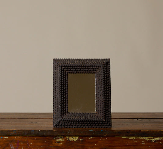 ANTIQUE TRAMP ART FRAME