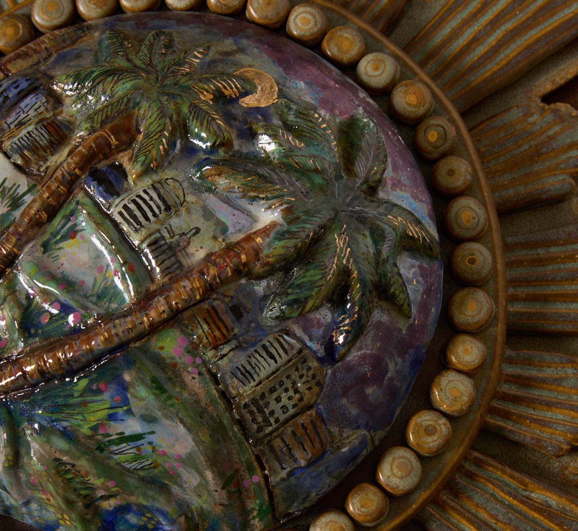 LA ISLA BONITA STARBURST WALL MEDALLION BY TINA CHARAD