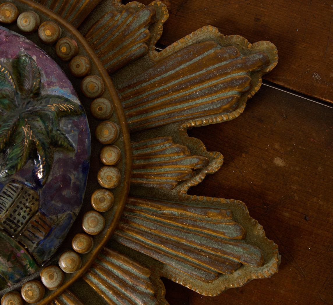 LA ISLA BONITA STARBURST WALL MEDALLION BY TINA CHARAD