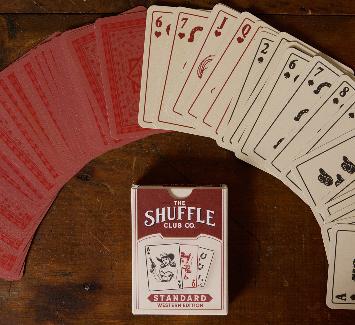 VINTAGE WESTERN COWGIRL PLAYING CARDS