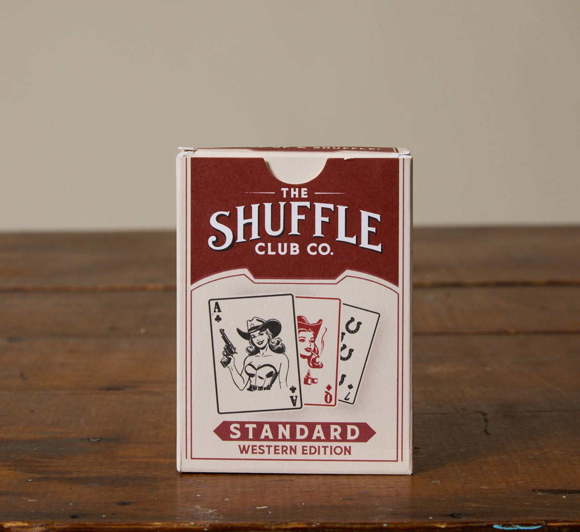 VINTAGE WESTERN COWGIRL PLAYING CARDS