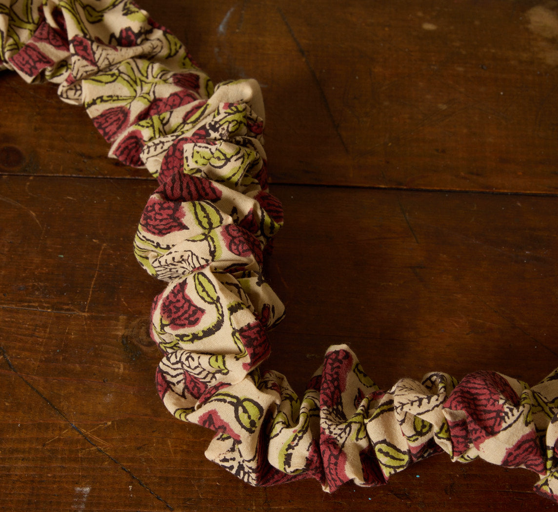 PIERCE & WARD BURGUNDY VERT COTTON CORD COVER