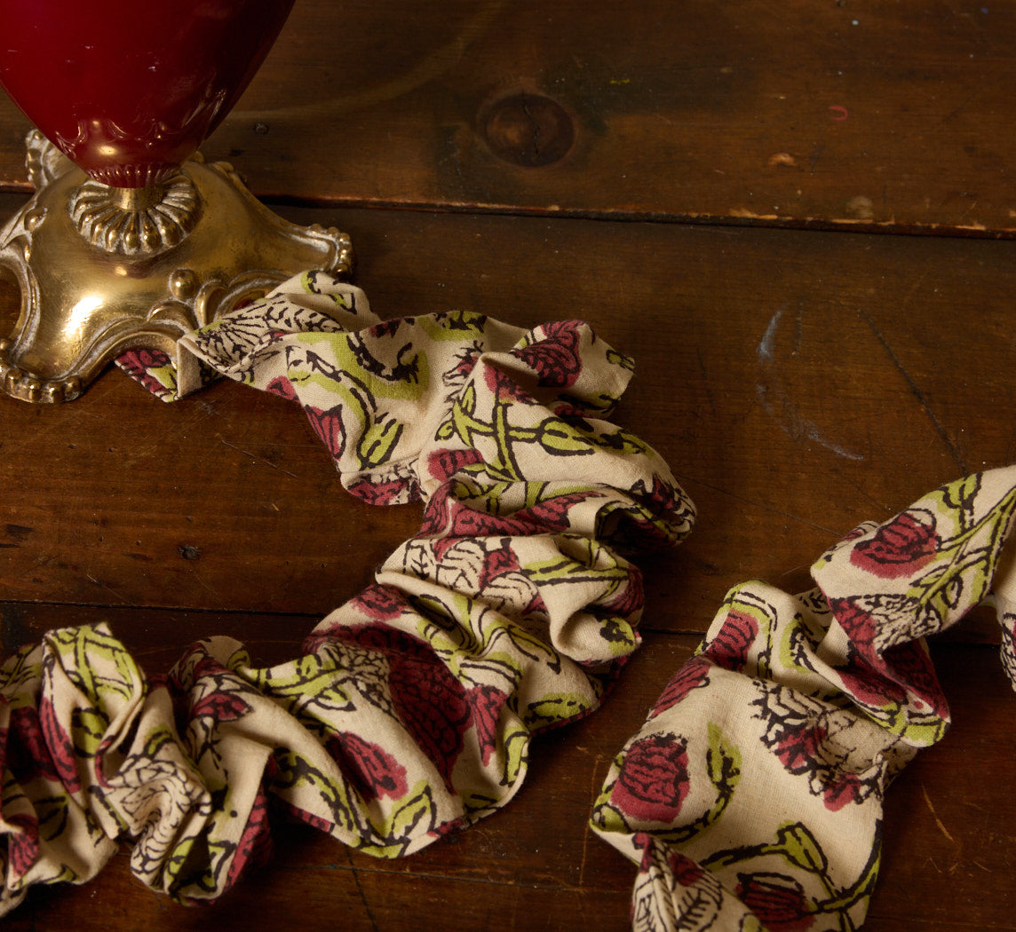 PIERCE & WARD BURGUNDY VERT COTTON CORD COVER