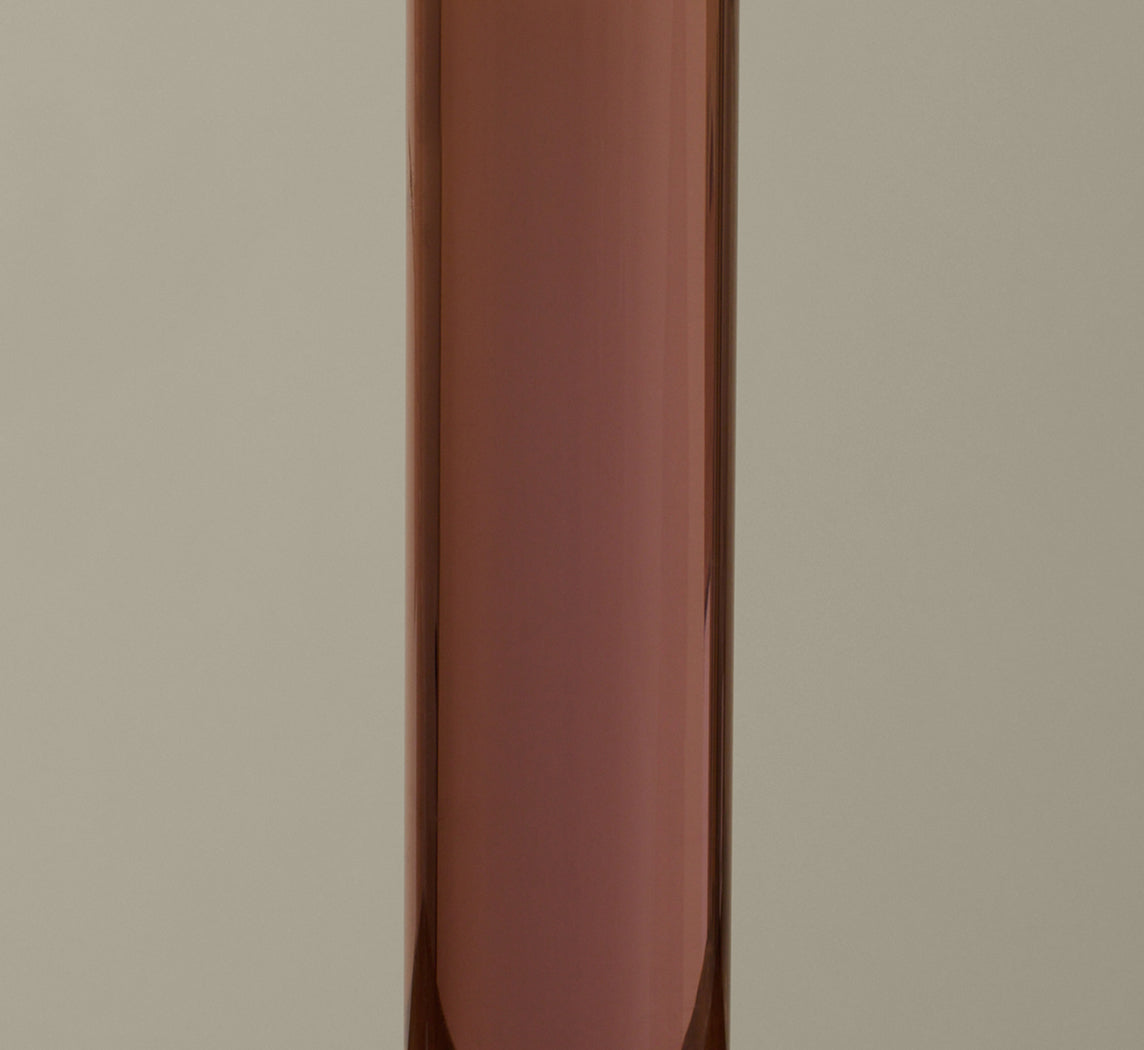 1970S LUCITE AND BRASS MUSHROOM TABLE LAMP