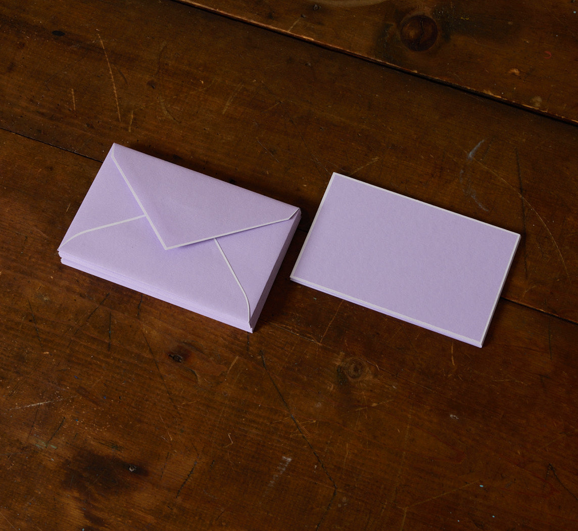 ITALIAN STATIONERY SET IN LAVENDER